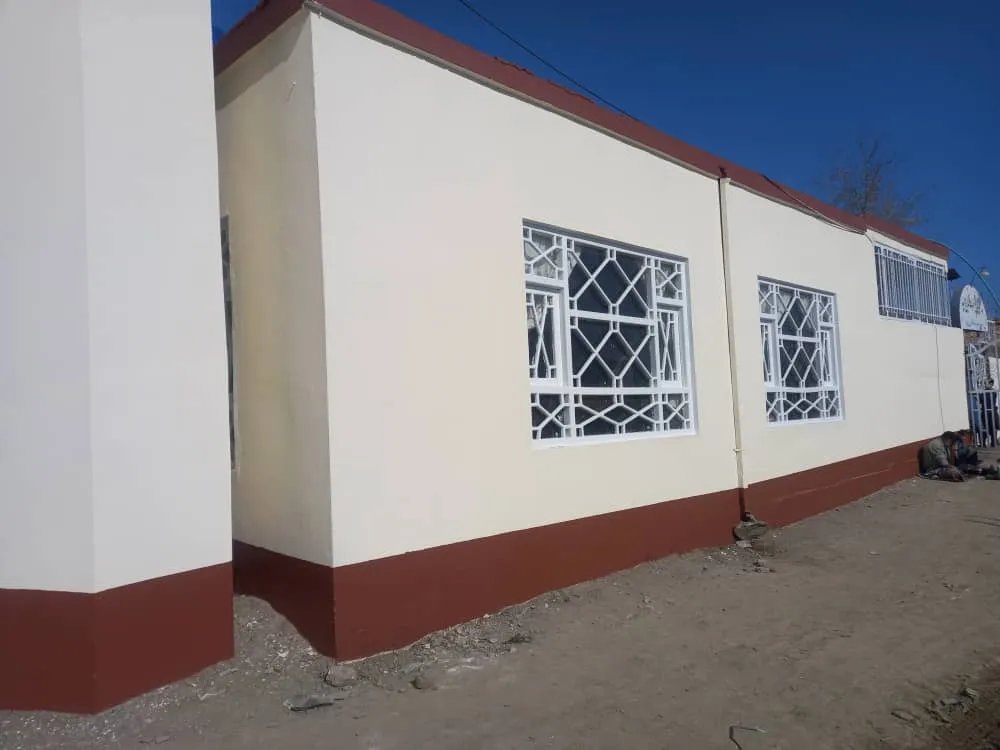 Repaired Masjid Khalid Bin Walid building in Bala-Koh, Afshar District 5, Kabul.